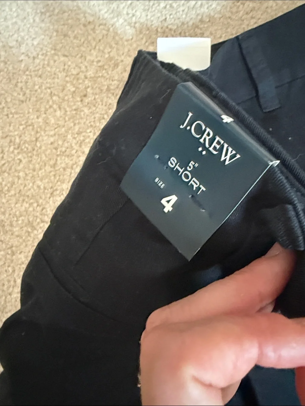 J. Crew Black Women's Shorts in size four brand new